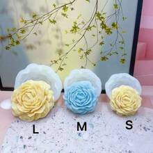 4 pezzi Mollette a forma di fiore di peonia, misure assortite
