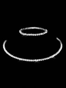 Pulseira/Colar 1 volta Prata