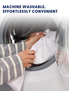 2 件纯色防水加厚枕套（不含枕芯），柔软舒适，枕头保护套，防水可洗，适用于卧室、酒店、宿舍床上用品