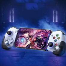 Type-C Phone Gaming Controller Works With Apple Phone 17/16/15 Series & Android  (USB-C) Mobile Game Controller , Remote Play,  Android Gamepad With Hall Joystick/Trigger - 白色 - 查看 9