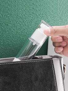 1 件/2 件旅行装可重复填充挤压乳液瓶 - 防漏 TSA 认证飞机真空泵乳液容器，适用于护肤品、洗漱用品和化妆品等。高级旅行配件套装（露营、健身房、度假）家居浴室装饰秋季装饰返校