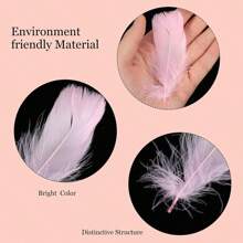 100 Stück bunte Gänsefedern 4-7cm klein & groß, für Traumfänger, Handwerk, Hochzeit, Geburtstag, Party, DIY Dekorationen