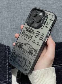 1 pieza Funda de teléfono personalizada con diseño de coche de carreras, a prueba de caídas, compatible con iPhone 11 12 13 14 11 Pro Max 12 Pro Max 13 Pro Max 14 Pro Max XR 15 15 Pro 15 Pro Max, Galaxy A05/A15/A25/A35/A53/A54/A55/S23/S24, resistente al agua, a los golpes y a los arañazos