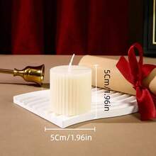 Velas perfumadas de lujo y vintage francesas en formato cilíndrico - Velas aromáticas sin humo para decoración del hogar, bodas, decoración de bodas, fiestas y ambiente romántico | Props fotográficos, ideas de regalo, velas premium de soja