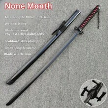 2025 New 40-Inch Long Samurai Sword With Scabbard, Cosplay Prop, Decoration, Birthday/Holiday/Easter Gift, Toy