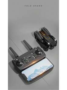 Drone SY16 con cámara Dual HD1080P de cuatro ejes vehículo aéreo no tripulado juguete eléctrico cuadricóptero plegable Avión de Control remoto Jugueted Dron - Negro - Ver 11