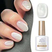 BORN PRETTY BORN PRETTY Gel de uñas magnético blanco de gato de 10ml, ultra brillante, con glitter, semi-permanente, de remojo, UV para arte de uñas y manicura