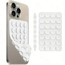 1/2/3/4/6/8pcs 28-Piece Thick Silicone Double-Sided Suction Cup Phone Holder, Suitable For Phone Cases, Hands-Free Sticky Phone Handle. Non-Slip Grip, Applicable To Devices, Essential Party Supplies, Best Gift For Valentine's Day, Christmas, Thanksgiving, Double-Sided Suction Cup Bathroom Phone Holder - Multicolor - View 8