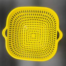 Large Capacity Household Plastic Draining Basket Set - Multicolor - View 7