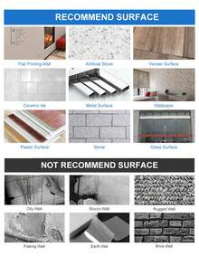 SUPSTICKER 12 قطعة ملصقات بلاط مطبوعة بطراز بوهيمي رجعي، بلاط سيراميك مزيف سميك وصلب، مقاوم للماء والزيت، قابل للتقشير واللصق، مناسب للمطبخ والحمام والجدران الخرسانية، سهل التركيب، اكسسوارات المطبخ، عناصر المطبخ، ديكور المطبخ، بلاط الأرضيات، أرضيات، بلاط أرضيات لاصق، ديكور غرفة المعيشة، ديكور المنزل - متعدد الألوان - مشاهدة 10