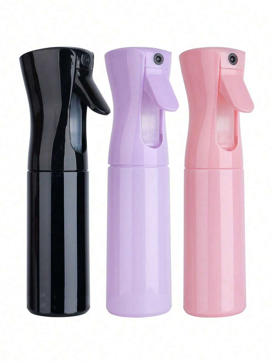 1 件 200 毫升/6 件/套渐变高压连续喷雾器瓶，细雾喷雾器，用于快速补妆，半自动加压喷雾器，美发工具