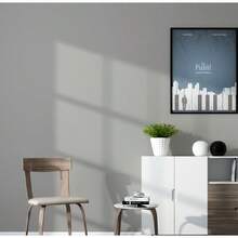 Peel And Stick Waterproof Wallpaper - Made Of Vinyl, Removable Self-Adhesive, Featuring Stylish Patterns And Stripes, Suitable For Living Room, Bedroom, Kitchen - Easy To Match And Textured Design, Fit For Modern Home Decor - Grey - View 4