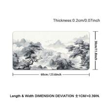 Big Art Mousepad White Black Desk Protector Pad On The Table Pads Computer Mat Xxl Mouse Pad Extended Pad Deskmat Office Carpet