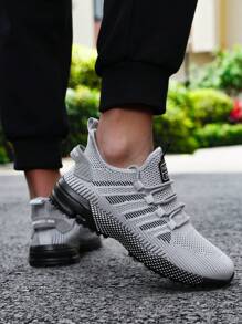 Men's 2025 New Breathable Non-Slip Sneakers - Spring/Summer Casual Fashion Sports Shoes, Suitable For Outdoor Activities, Jogging And Park Workouts