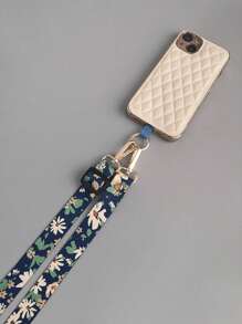 Painted Crossbody Cell Phone Lanyard Strap Adjustable Neck Hanging Rope With Gasket Clip Anti-Lost Universal Phone Case Lanyards