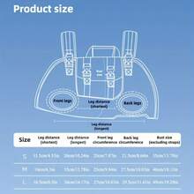 Double Shoulder Horizontal Pet Bag, Dog Backpack, Small And Medium-Sized Dog Harness Bag, Pet Outdoor Portable Backpack, Pet Leg Support Dog Cover, Elderly Dog Cover For Injured Or Climbing Stairs Cat Carrier Cat Backpack Bike Trailer