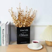 1/5/10/30/70PCS Artificial Plastic Plants Eucalyptus Leaves Birthday Party Decoration Wedding Flower Basket Bride Holding Flowers Home Decoration Dining Room Bedroom Windowsill Vase Decoration New Year Decoration Outdoor Garden Start Of School Season/Mother's Day Gifts