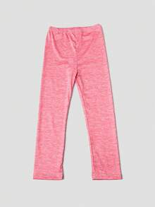 5 Pcs Girls Solid Color Leggings, Comfy Tight Fitting Ankle Length Pants, Suitable For Daily Wear, Spring/Summer - Multicolor - View 11