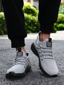 Men's 2025 New Breathable Non-Slip Sneakers - Spring/Summer Casual Fashion Sports Shoes, Suitable For Outdoor Activities, Jogging And Park Workouts