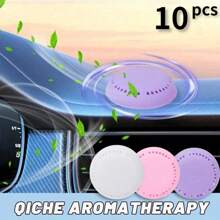 1/5/10pcs Air Freshener Capsules With Holder - For Home, Car, Wardrobe, Lily Fragrance To Eliminate Odor, Car Air Freshener, 2025 New Fashion Air Freshener Capsules, No Need Drilling Solid Fragrance Sticker, Viral Wardrobe Deodorizer, Pet Friendly Fresh Fragrance, Long-Lasting Car Diffuser Sticker, Gel Deodorizer Capsule Sticker, Bathroom Deodorizer, Rose Sakura Lavender Scent, Washroom Small Tool