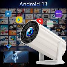 XBJ The Newly Upgraded Portable High-Definition Projector In 2025. This New Type Of Smart Projector Is Equipped With The Android 11.0 System, Has A Brightness Of 2000 ANSI Lumens, Supports WiFi6 And Dual-Band WiFi, Features A Projection Resolution Of 1280*720p, And Can Perform 4K Manual Correction. It Is The Preferred Device For Office Projections, Outdoor Camping, And Home Theaters.