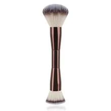 Dual-Ended Foundation & Blush Brush - Soft Bristle, Fragrance-Free, Metal Handle, For All Skin Types - Perfect For Flawless Application Of Liquid, Cream, And Powder Makeup,Foundation Brush,Concealer Brush,Blush Brush,Contour Brush,Blush Brush,Bronzer Brush,Powder Brush,Foundation Brush,Blush Brush,Giveaways - Mocha Brown - View 10