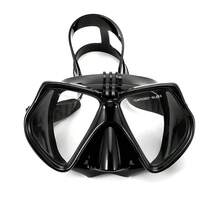 All-In-One Panoramic Diving Mask Anti-Fog Wide-Angle Underwater Full Face Snorkeling Mask With Mount For GoPro Camera - Multicolor - View 3