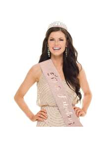 2pcs/Set 30/40/50/60/70/80 Years Old Women Birthday Crown & Headpiece, Happy Birthday Crown For 30/40/50/60/70/80 And Elegant Party Gift, Party Commemorative Birthday Party Decorations Hairclip & Headband - Rose Gold - View 12