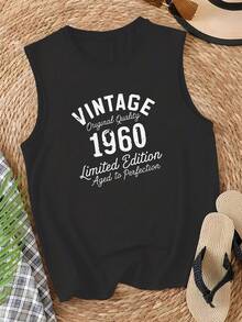 VINTAGE Limited Edition 1960 Women's Vest - Black - View 1