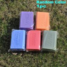 1 pieza Cojín de asiento de espuma XPE colorido para exteriores - Portátil, plegable e impermeable - Alfombra de picnic, azul, naranja, verde, rojo, adecuada para camping, senderismo y de rodillas cómoda