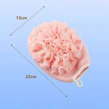 两用浴巾，纱线细密，背部柔软，不伤皮肤，2 合 1 女士浴巾手套 - 雙面2合一 - 查看 7