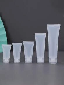 15/20/25/30/50/100毫升空可灌装塑料挤压式化妆品软管小瓶，带翻盖，适用于化妆品旅行样品包装、收纳、洗漱用品，可用于洁面乳、身体乳等。价格实惠，可用于房间装饰、梳妆台、旅行、卧室、化妆配件、圣诞礼物、化妆品、化妆工具等。 - 無色 - 查看 2