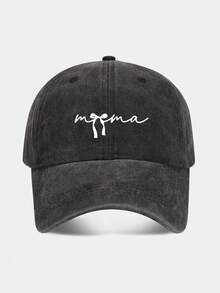 Vintage Truck Driver Hat With Letter MAMA And Bow Design For Women, Mother's Day Gift Hat, Suitable For Casual, Outdoor Sports, Sun Protection, Breathable, Adjustable, Sweat-Absorbent - Multicolor - View 3