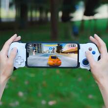 Type-C Phone Gaming Controller Works With Apple Phone 17/16/15 Series & Android  (USB-C) Mobile Game Controller , Remote Play,  Android Gamepad With Hall Joystick/Trigger - 白色 - 查看 2