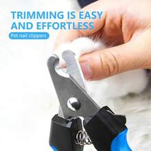 2pcs Dog & Cat Pet Nail Clippers And Trimmers - With Guard To Prevent Over-Cutting, Includes Nail File - Professional Pet Grooming Tools - Multicolor - View 6