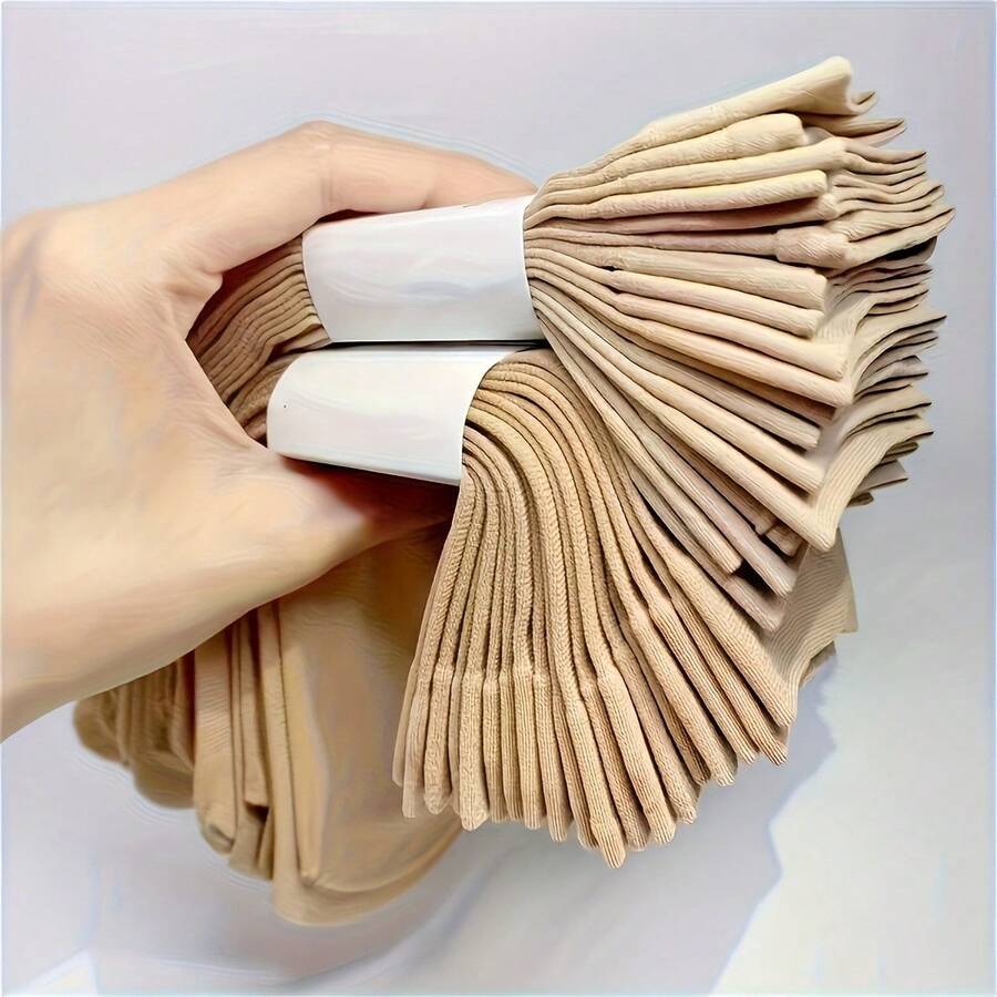 Neutral Nylon Transparent Socks, Thin Transparent Ankle Summer Socks 15 Pairs - Multicolor - View 1