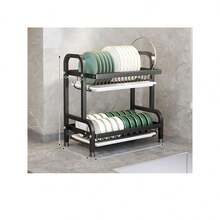 1 件厨房收纳架、台面碗碟沥水架、餐具架 - 彩色 - 查看 9