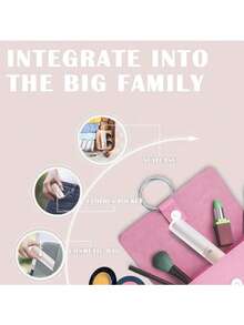 1pc Portable High-Grade ABS Material Mini Lint Remover In Cream & Contrast Color, Reusable T-Shape Fabric Clothes Cream & Contrast Color, Reusable T-Shape Fabric Cloth…Pet Hair Remover, Daily Universal Pet Supplies - Multicolor - View 4