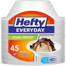 Hefty Foam Disposable Bowl - 45ct/12oz - 1 - View 2