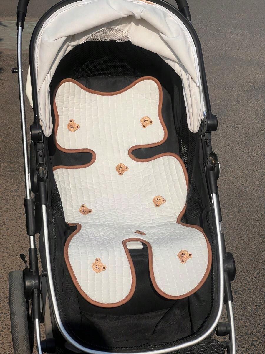 Bantal Kursi Kereta Bayi Gaya Korea Ins, Versi Tipis, Bordir, Menyerap Air & Bernapas, Cocok Untuk Semua Musim Semi/Panas/Gugur/Dingin - MultiWarna - View 1