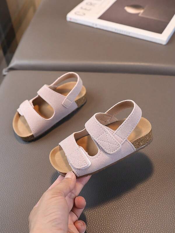 1 Pair Summer Toddler Open Toe Sandals, Non-Slip Soft Bottom Boys Beach Shoes & Girls Casual Shoes