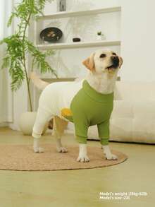 Pet ,Dog Clothes, Dog , Dog Pajamas, Big Dog , Large Dog Pajamas, Anti Licking, Small Dog Pajamas,Post Surgery Recovery Dog Clothes, Large Dog Jammies, Long Sleeve Prevent Shedding, Doggy Air Conditioner Suit, Recovery Suit For Large Medium Bodysuit Dogs, Suitable For 10 - 120 Pounds, Pet Summer Dreathable Costume, Extra-Large Elasticity - Green - View 12