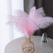 3pcs 30-35cm Vintage Style Artificial Feathers, Multi-Color Options, Faux Fur Decorative Feathers For Home, Wedding And Photo Shooting,Fall Decor,Autumn