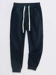 Men's Jogger Sweatpants With Pocket - Màu xanh hải quân - Xem 2