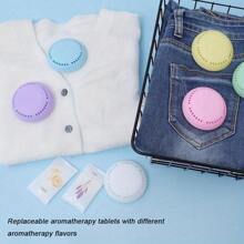 1/5/10pcs Air Freshener Capsules With Holder - For Home, Car, Wardrobe, Lily Fragrance To Eliminate Odor, Car Air Freshener, 2025 New Fashion Air Freshener Capsules, No Need Drilling Solid Fragrance Sticker, Viral Wardrobe Deodorizer, Pet Friendly Fresh Fragrance, Long-Lasting Car Diffuser Sticker, Gel Deodorizer Capsule Sticker, Bathroom Deodorizer, Rose Sakura Lavender Scent, Washroom Small Tool