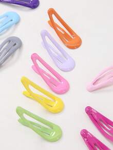 25 buc/set agrafe de păr colorate cu stea, floare, meteorit, drăguțe fete dulci, agrafe cu breton, accesorii de păr - Multicolor - Vizualizare 5