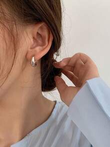 Pendientes aros de metal de diseño delicado, livianos y elegantes, regalo ideal para novia, mejores amigas, compañeras de trabajo, cumpleaños, viajes, accesorios