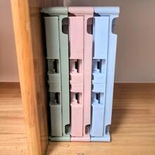 Multipurpose Foldable Storage Basket, Solid Color, Home Use