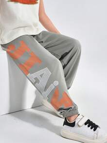 3Pcs Boys Casual Slim Fit Tapered Leg Pants For Daily Wear, Lightweight Summer Pants Suitable For Ages 4-12 - Multicolor - View 3