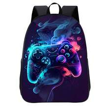 Game Pattern Backpack For Girls Boys, 16 Inch Kids Game Bookbag With Adjustable Straps, Lightweight, Durable, School Bag With Large Capacity - Backpack - View 21